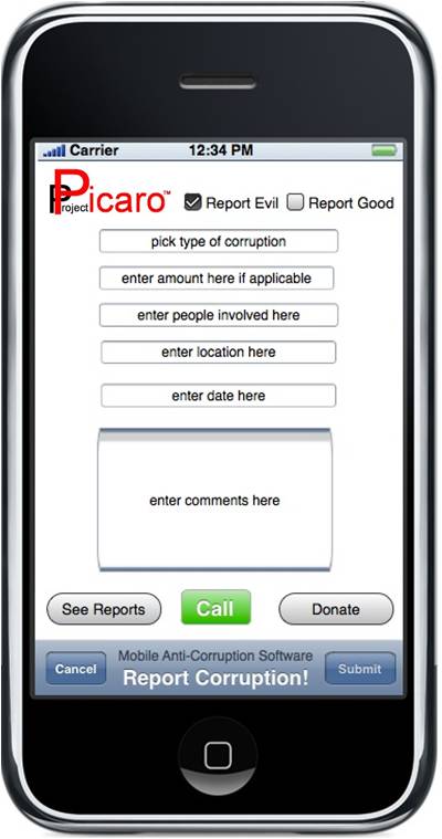 iPhone mobile anti-corruption software